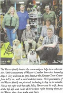 Wholefamily100yrcelebration Weaversleatherstore